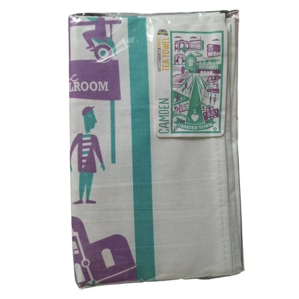 Ray Stanbrook Prints Camden Tea‎ Towel Market Electric Ballroom Tattoo Funky Fun
